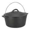 Pan+deksel gietijzer D27cm