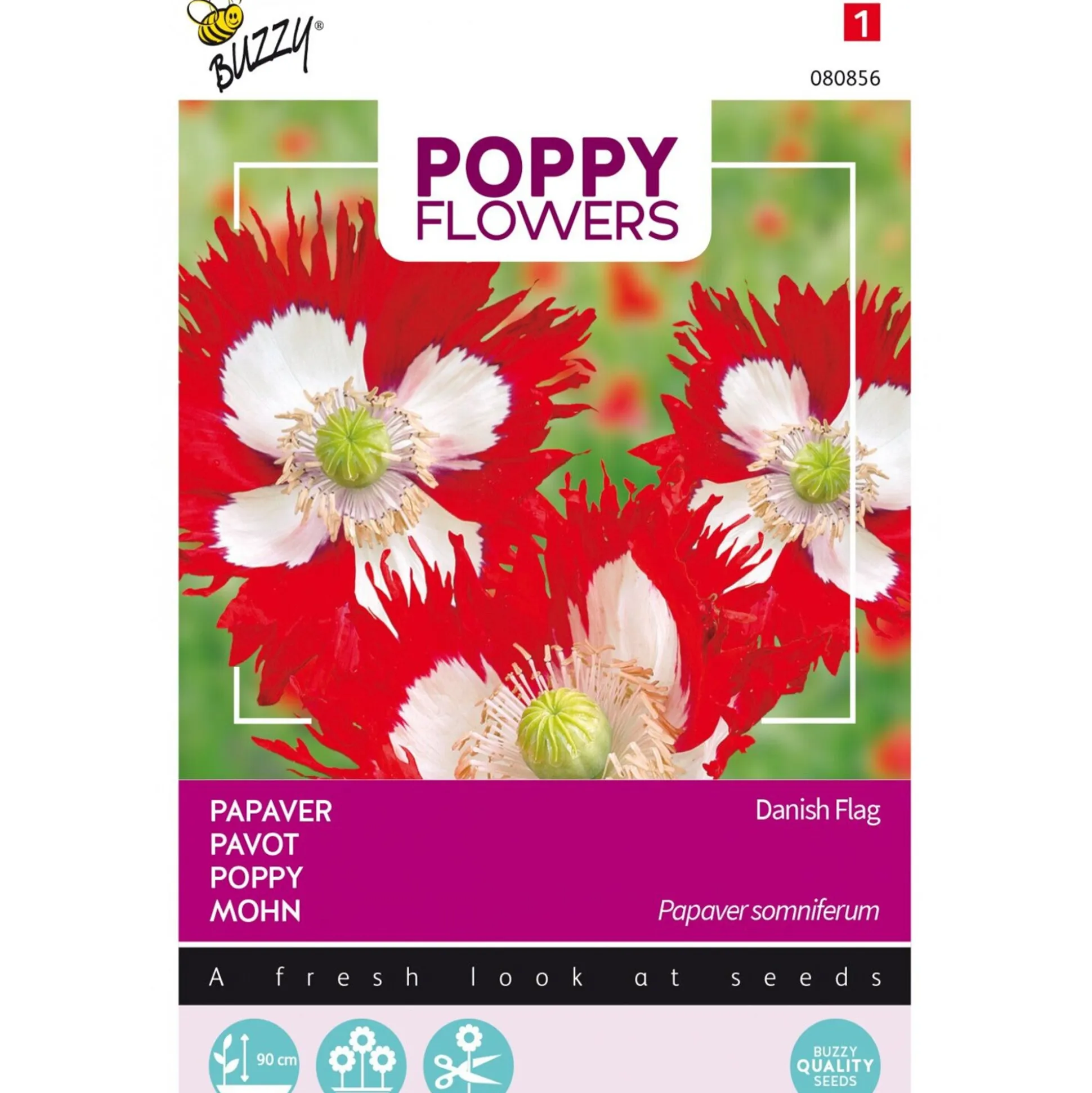 Papaver Deense vlag