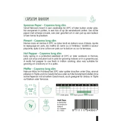 Peper cayenne / spaanse lange rode zaad
