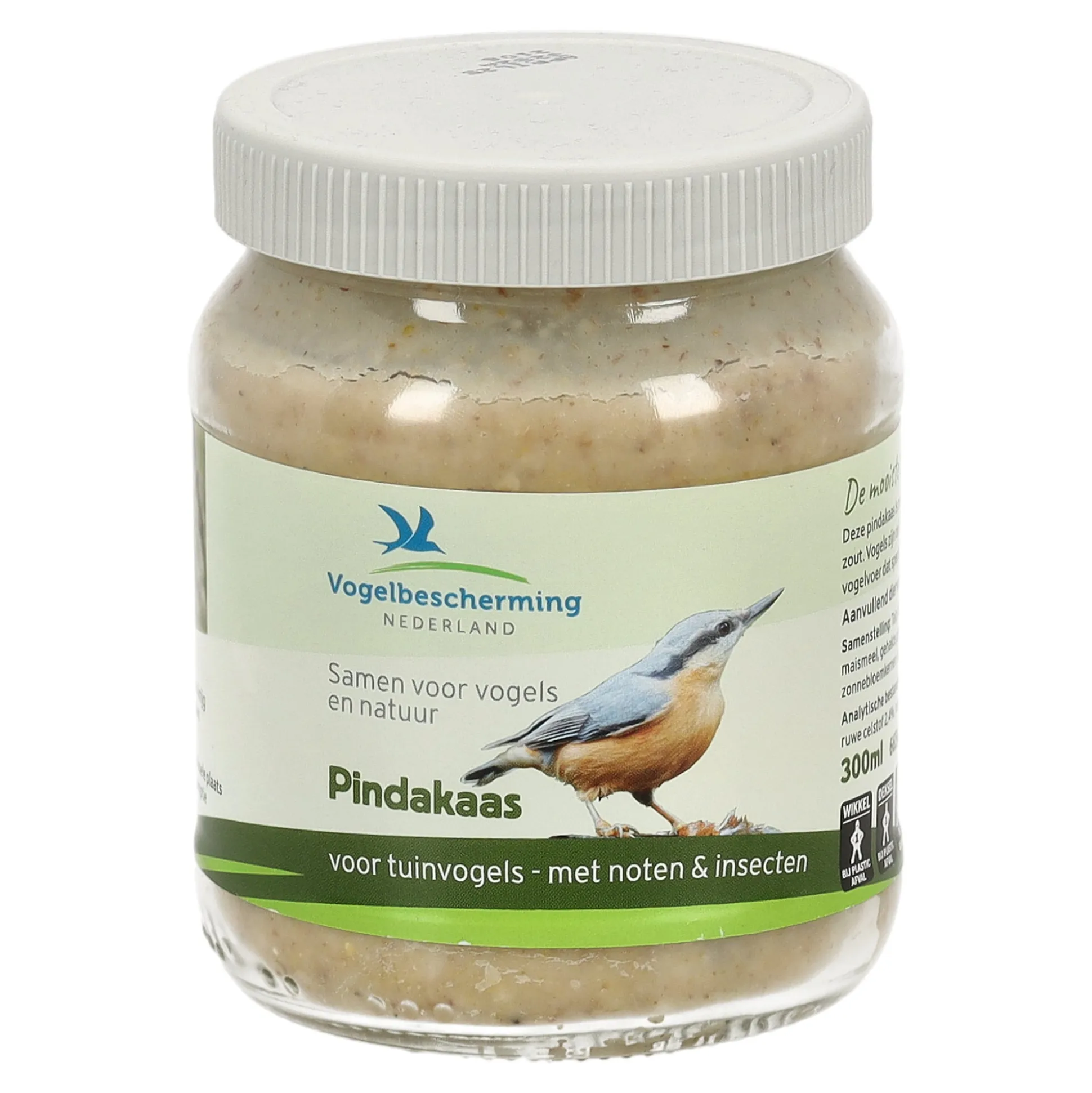 Pindakaas vogel + noten + insect 330gr