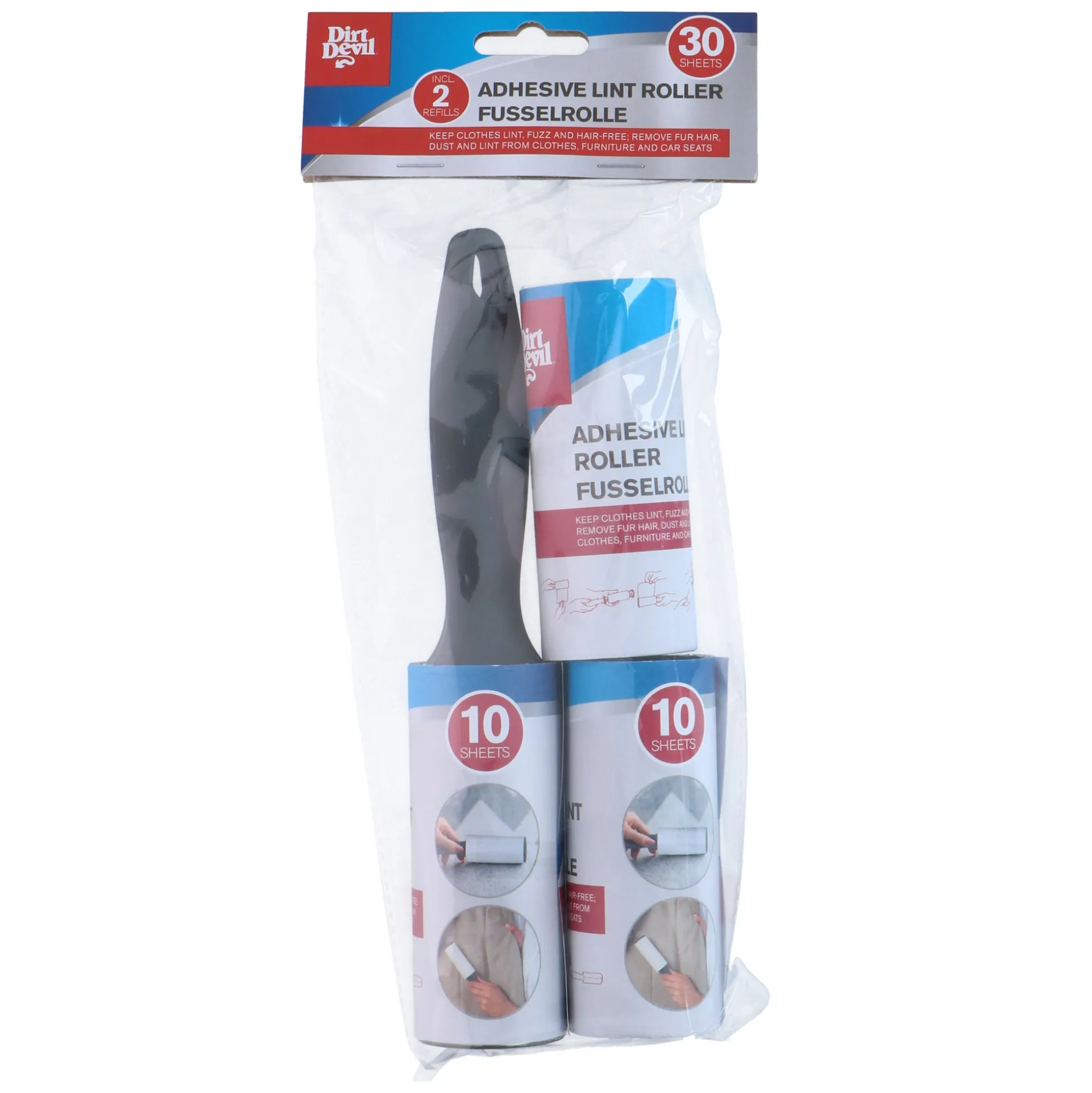 Pluizenroller set zelfklevend Dirt Devil