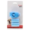 Poepzakhouder + 3st blauw/wit