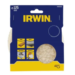 Polijstschijf lamsvacht klittenband Ø125mm Irwin