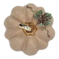 Pompoen decoratie 9cm 3st.
