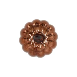 Pompoen glas led bruin 11cm