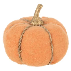 Pompoen vilt orange 13 cm