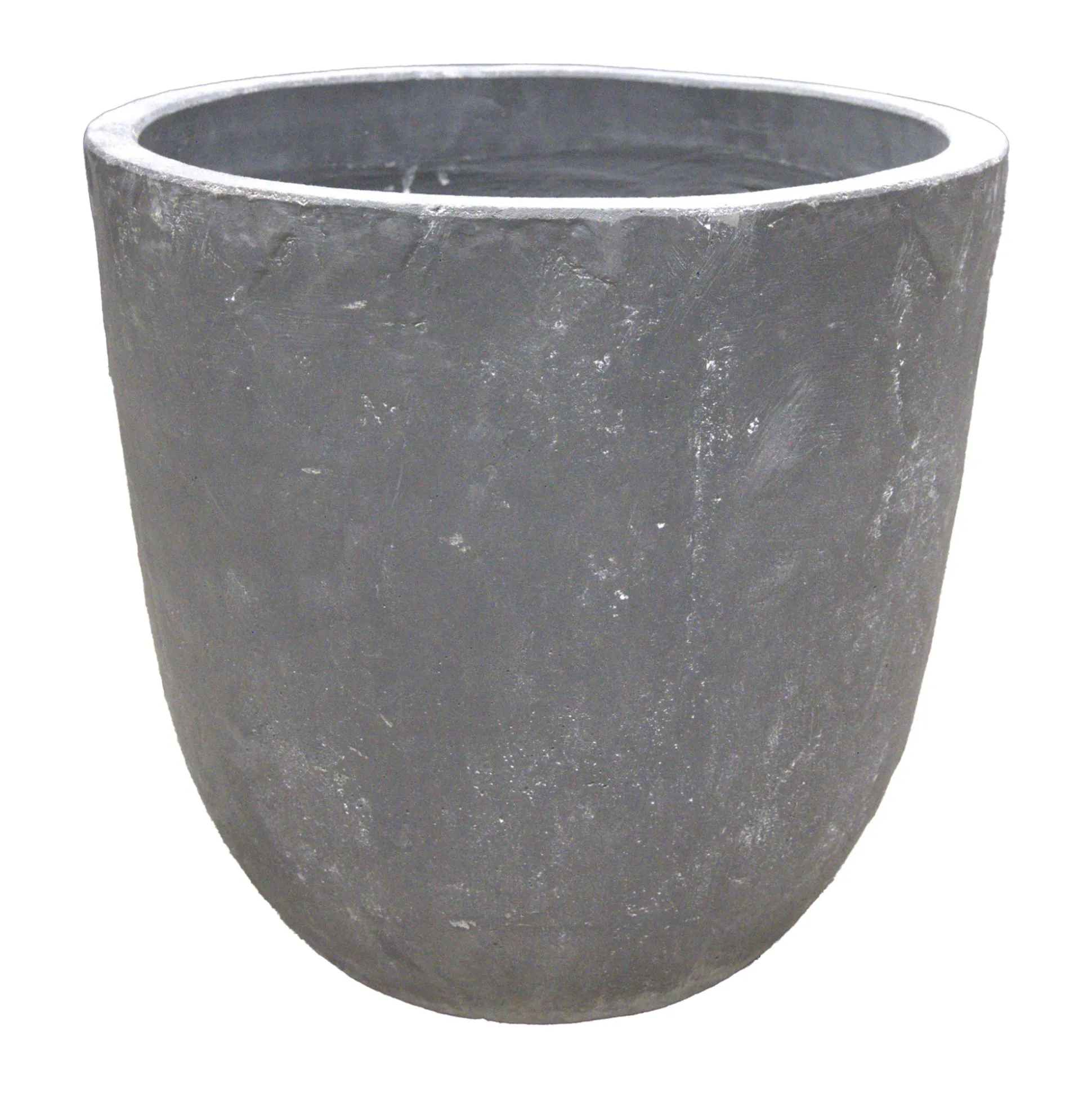 Pot Arizona egg washed grey 25 cm