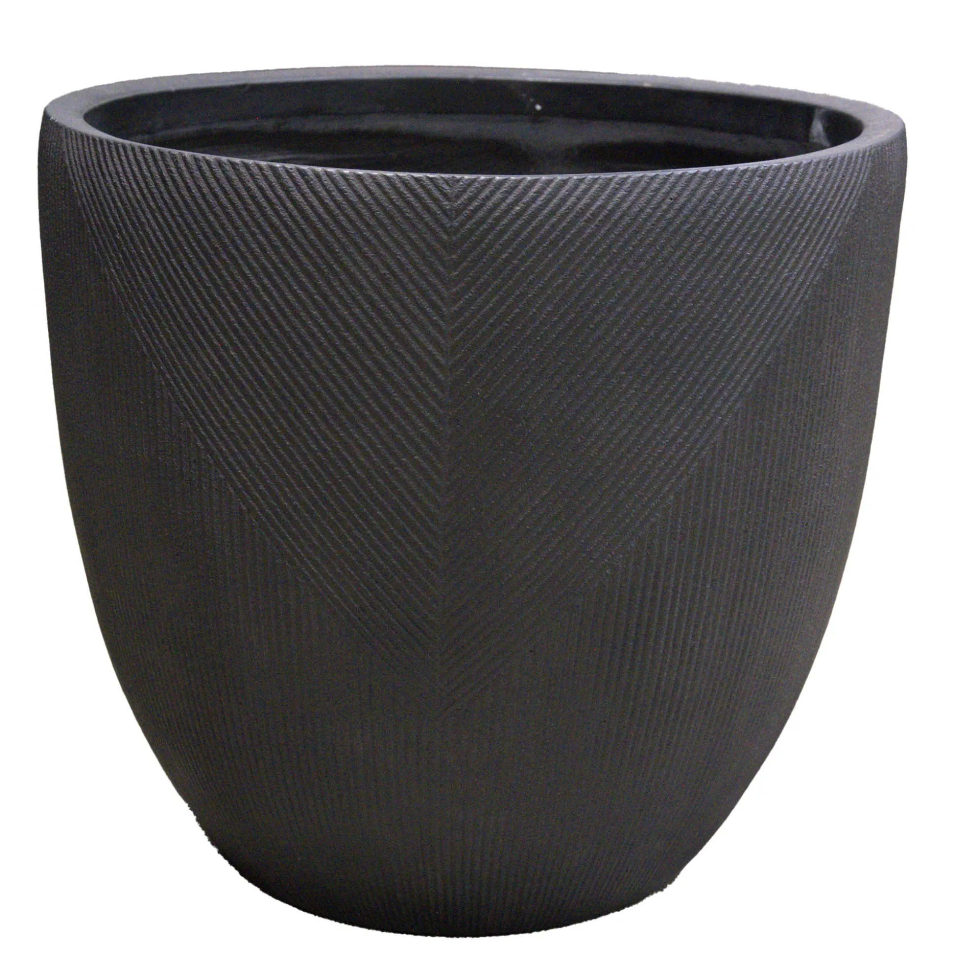 Pot Borrano zwart 24 cm