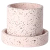 Pot cement roze 10 x 9 cm