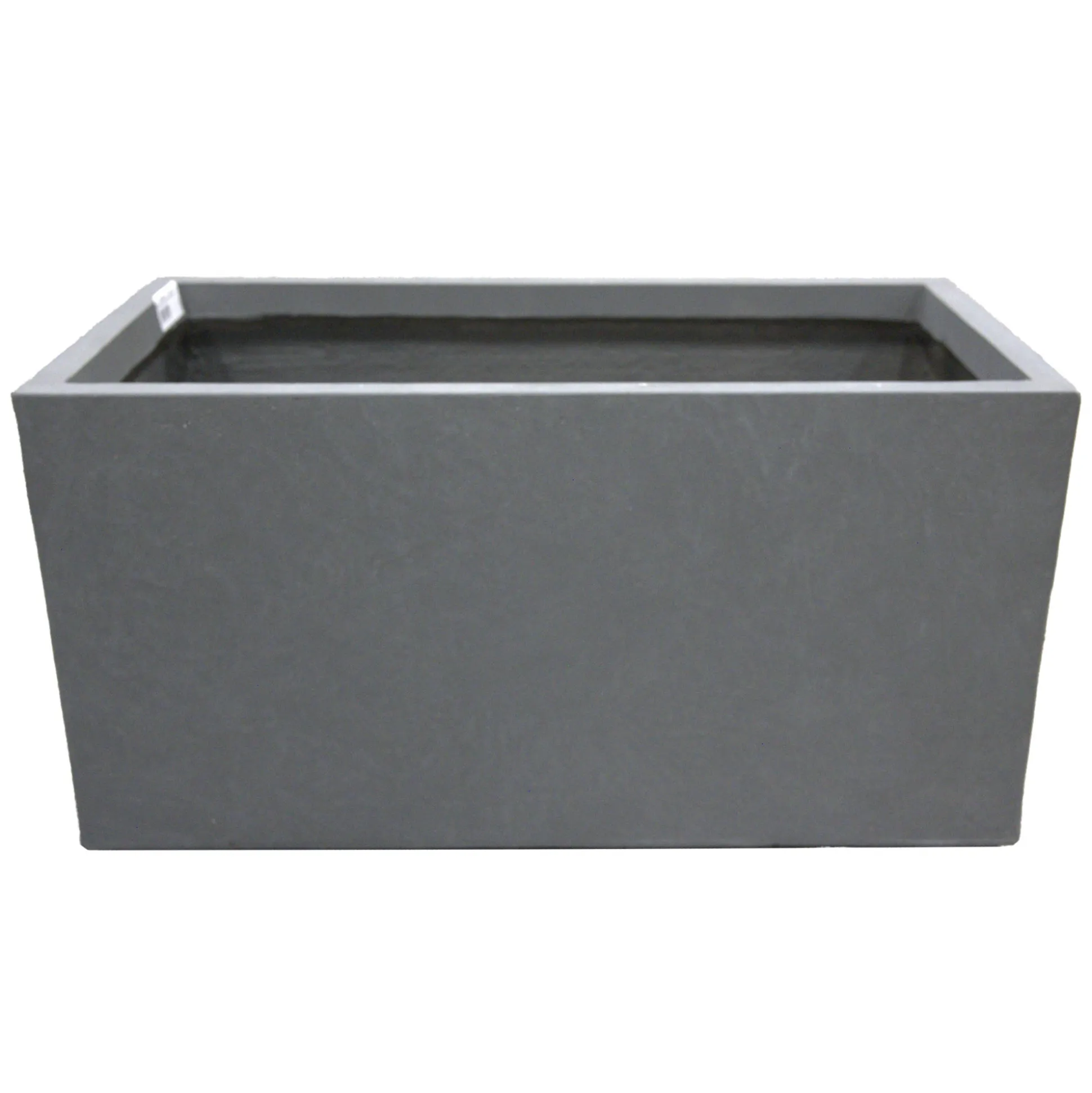 Pot Clayfibre Bigular auth. grey 60 cm