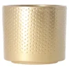 Pot Era rond goud relief 9 x 10 cm