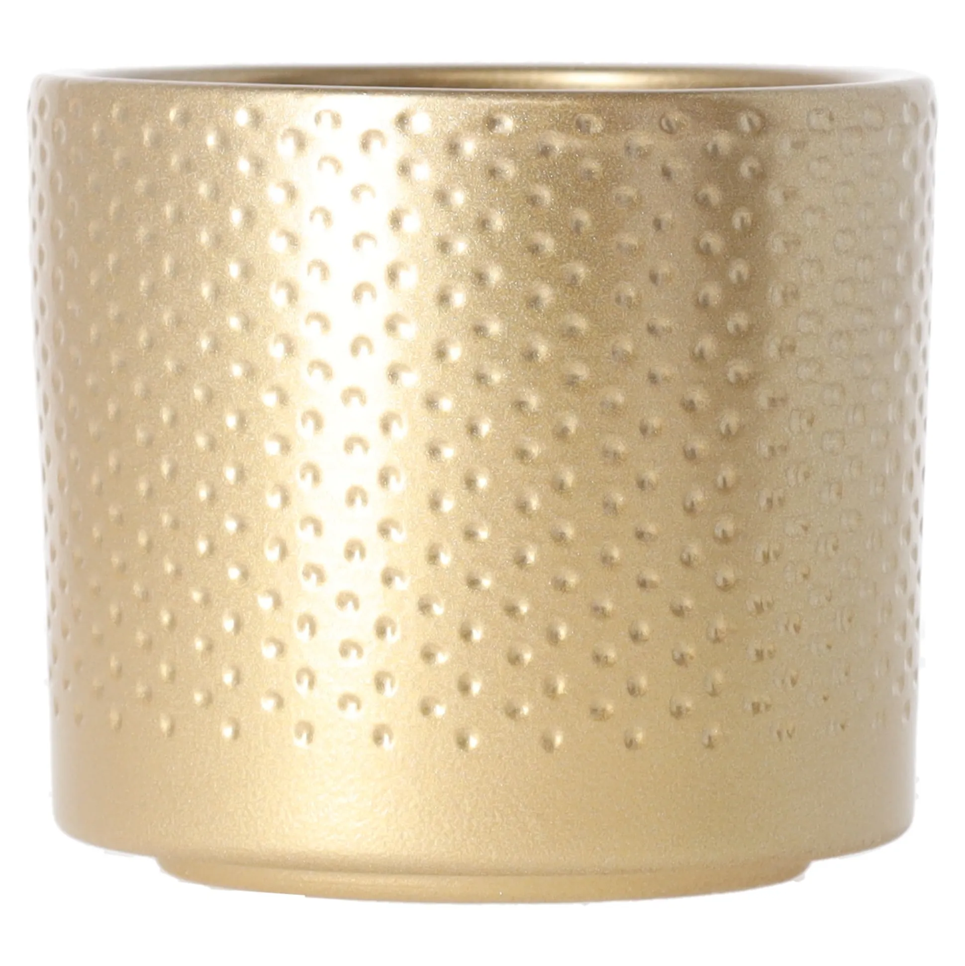 Pot Era rond goud relief 9 x 10 cm