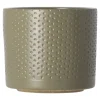 Pot Era rond groen relief 9 x 10 cm