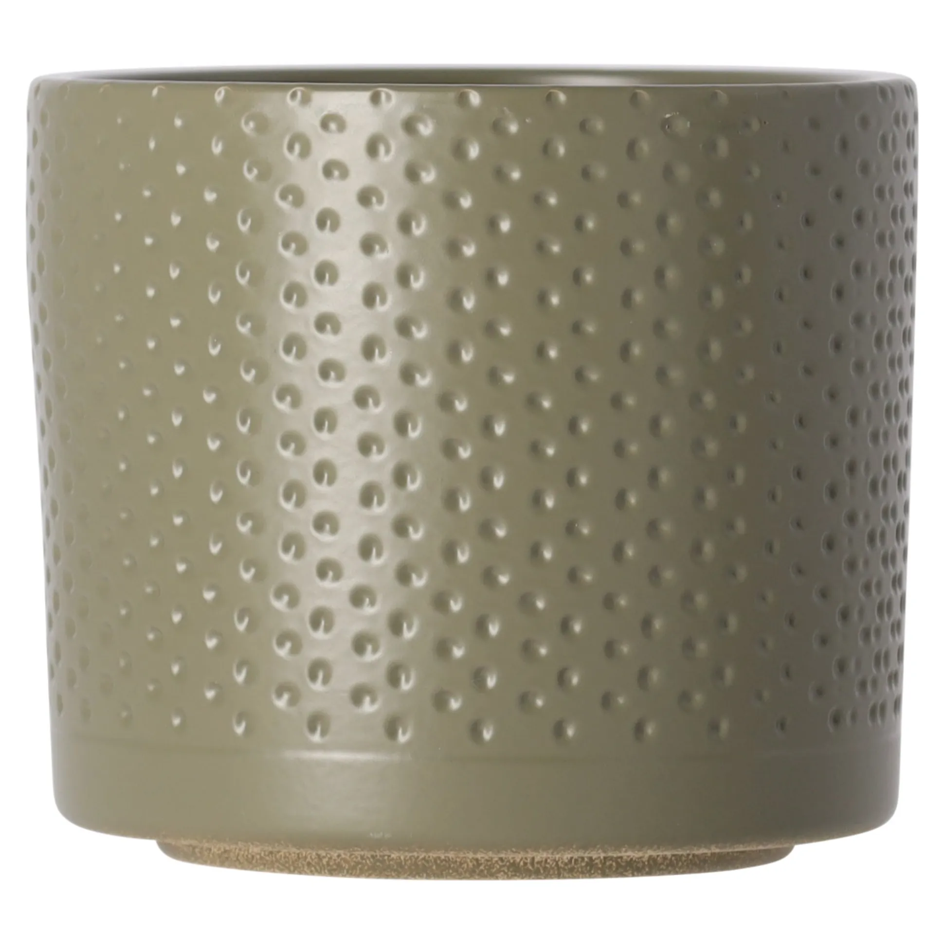 Pot Era rond groen relief 9 x 10 cm