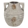 Pot kruik met oren 19 x 16 cm rustiek