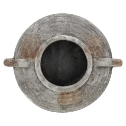 Pot kruik met oren 27 x 24 cm rustiek