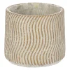 Pot ribbel 17 cm cement