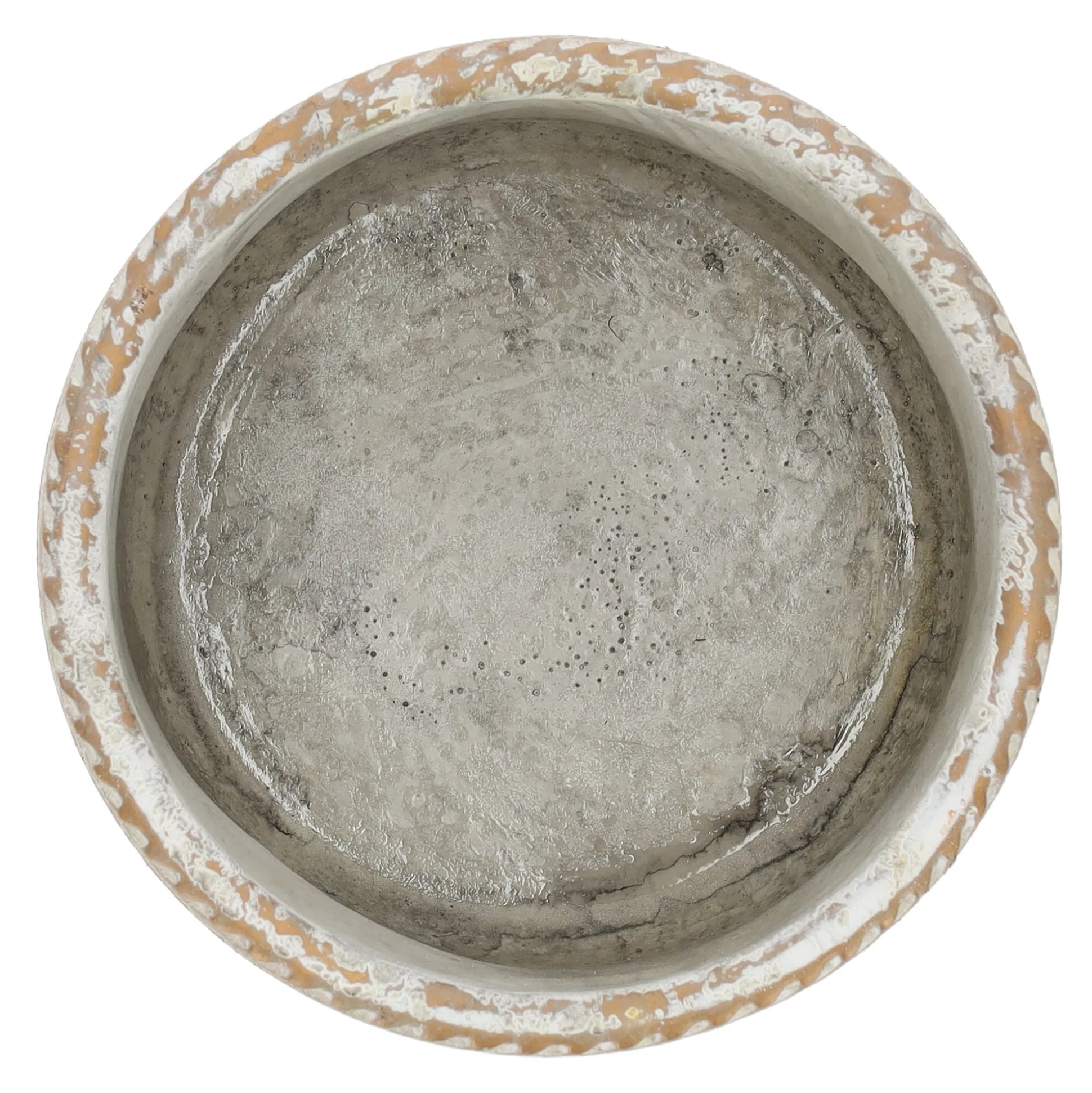 Pot ribbel 17 cm cement