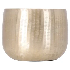 Pot Rista rond champagne 14 x 17 cm