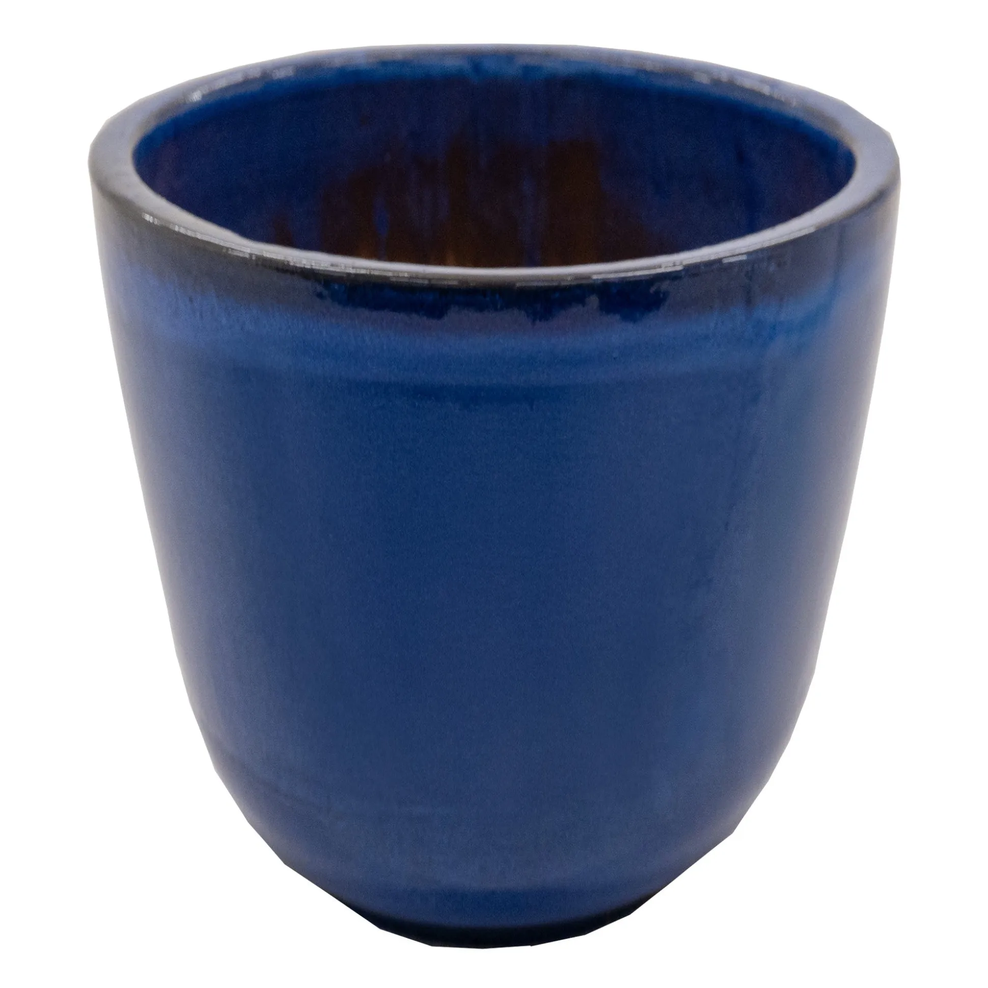 Pot scafa 22 cm glazed blauw