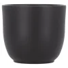 Pot Tusca rond zwart mat 9 x 10 cm
