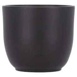 Pot Tusca rond zwart mat 9 x 10 cm
