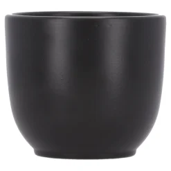 Pot Tusca rond zwart mat 7 x 8 cm