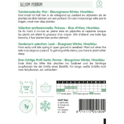 Prei blauwgroene winter hiverbleu zaad