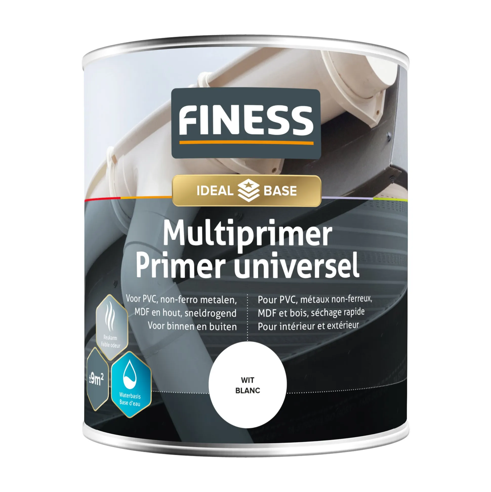 Primer multi wit 750ml Finess