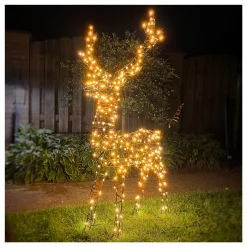Rendier 300 LED classic gold