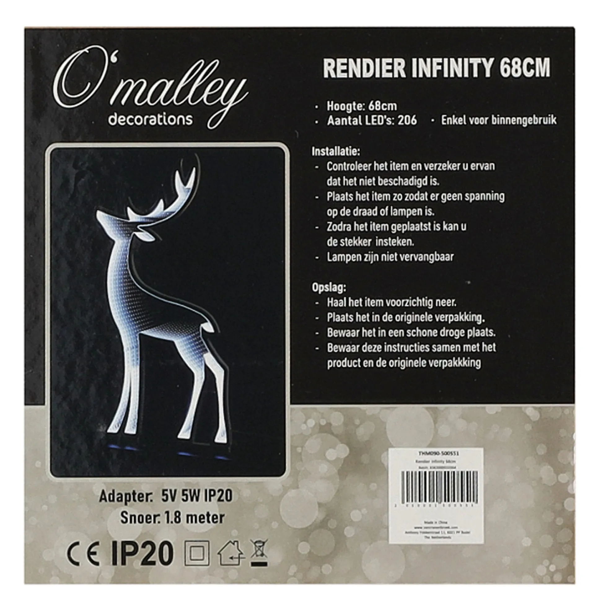 Rendier infinity 68 cm