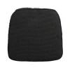 Rib black F115 Lisboa wicker kussen