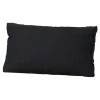 Rib black F115 loungek 60x40 rug