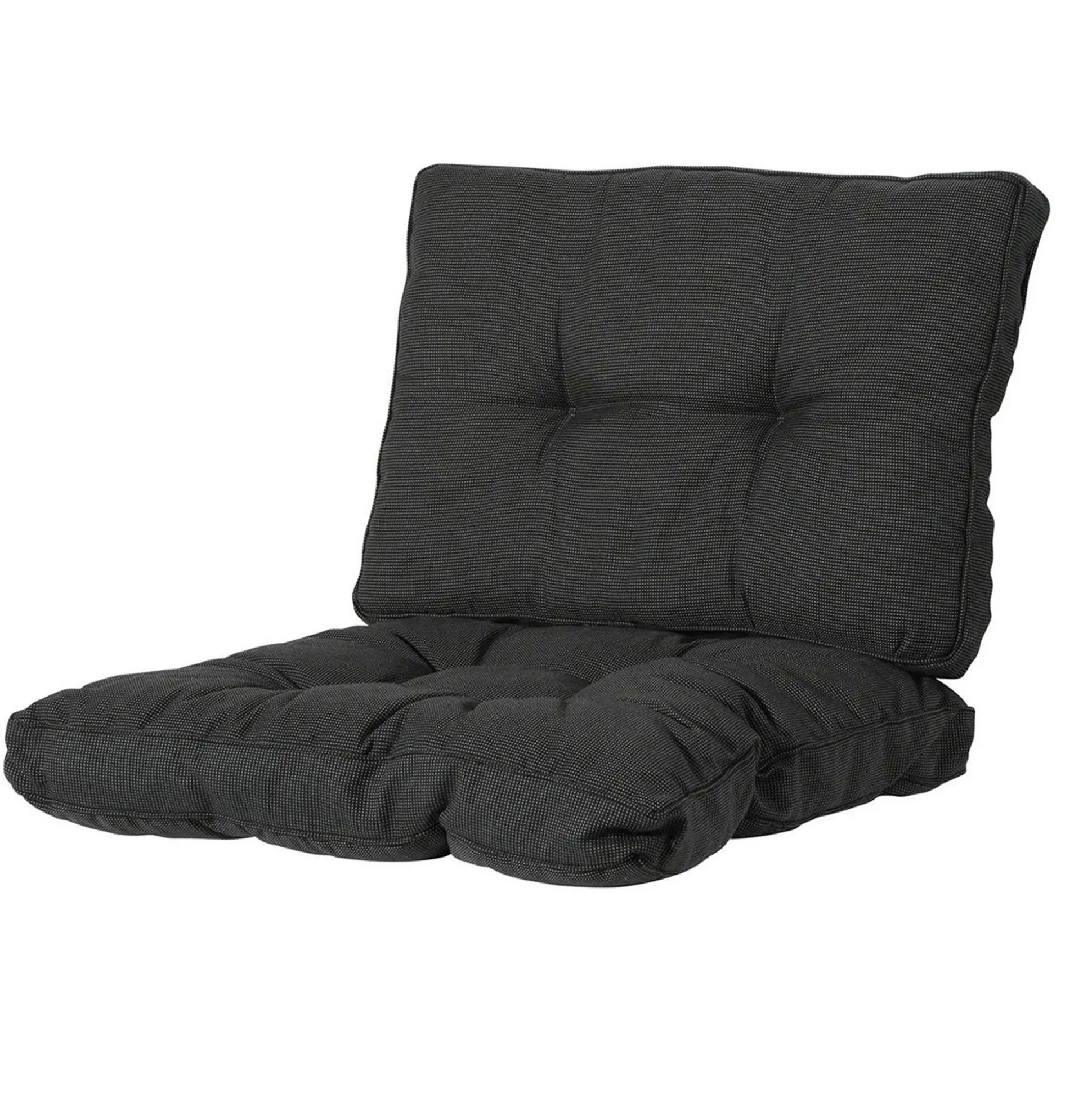 Rib black F115 loungek 60x60 zit