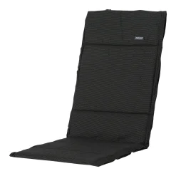 Rib black luxe fiber kussen 123x50