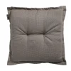 Rib light grey hocker 50x50