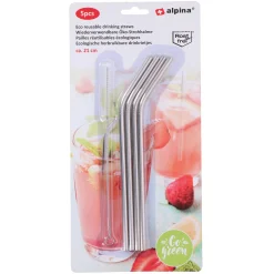 Rietjes chrome 4st. met borstel Alpina
