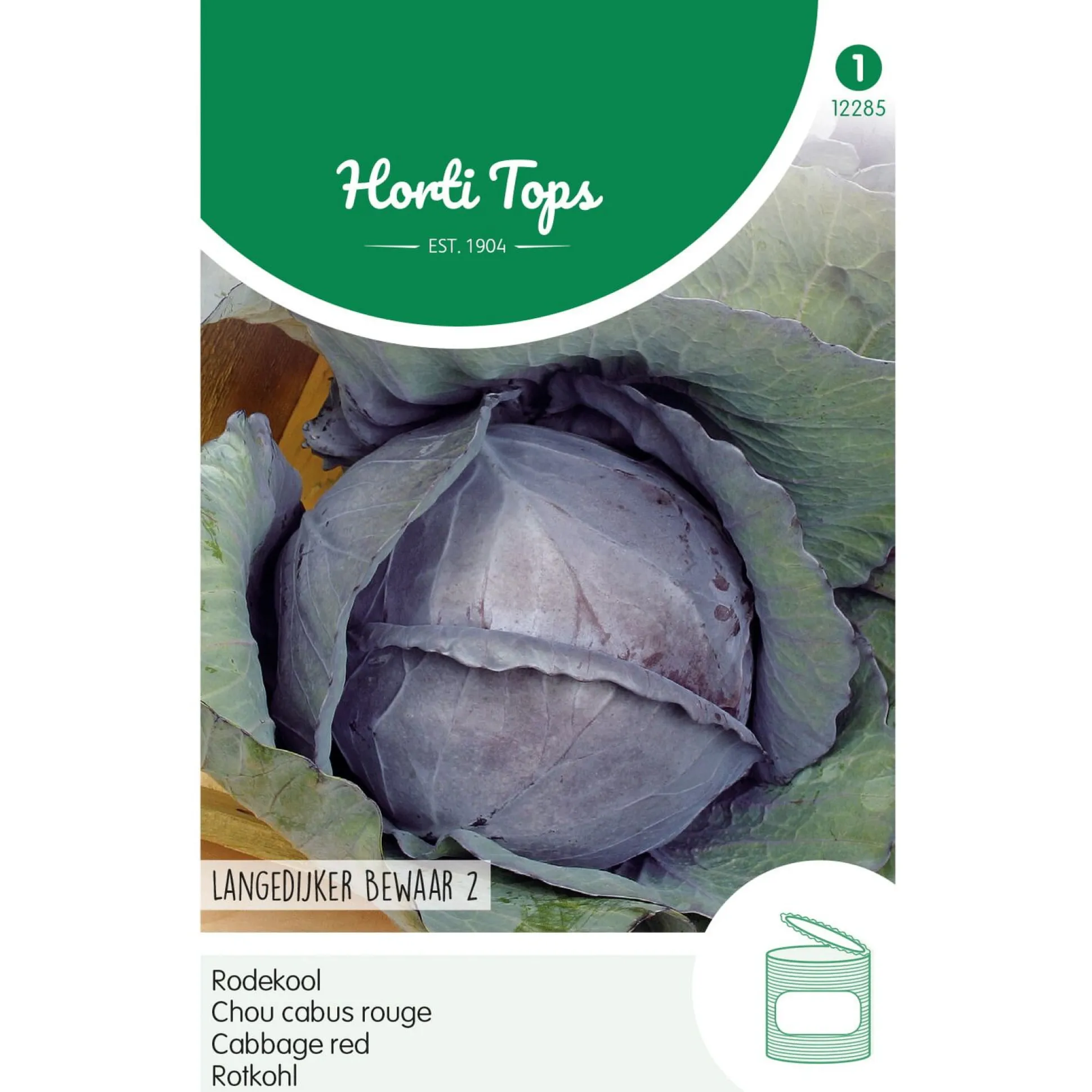 Rodekool langedijker bewaar 2 zaad