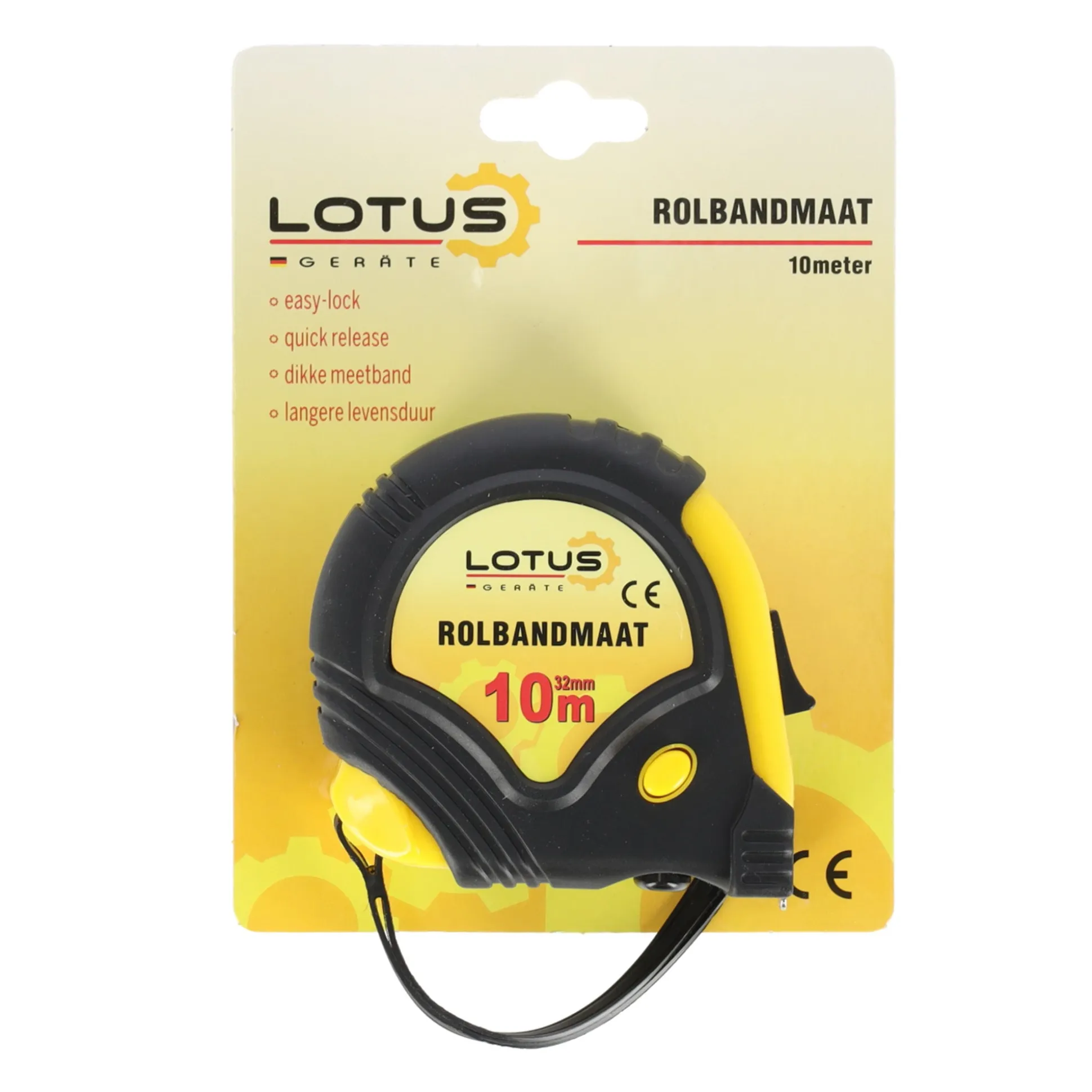 Rolbandmaat 10 m Lotus