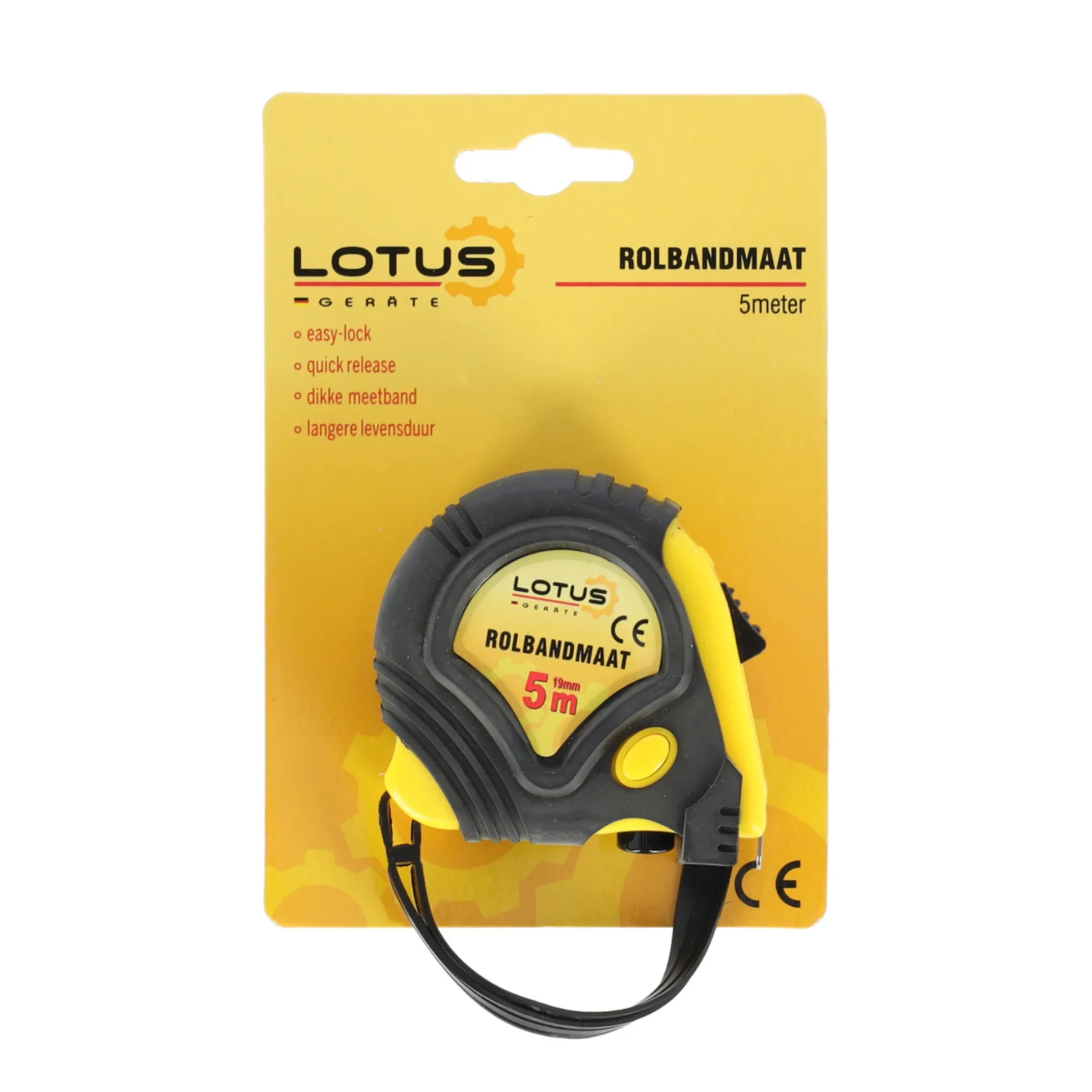 Rolbandmaat 5meter Lotus