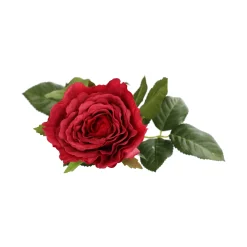 Roos op steel rood 71 cm