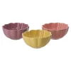 Schaal geel, roze, oranje, paars - 4 assorti