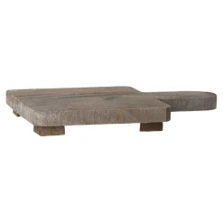 Schaal hout op voet 33 x 20 cm