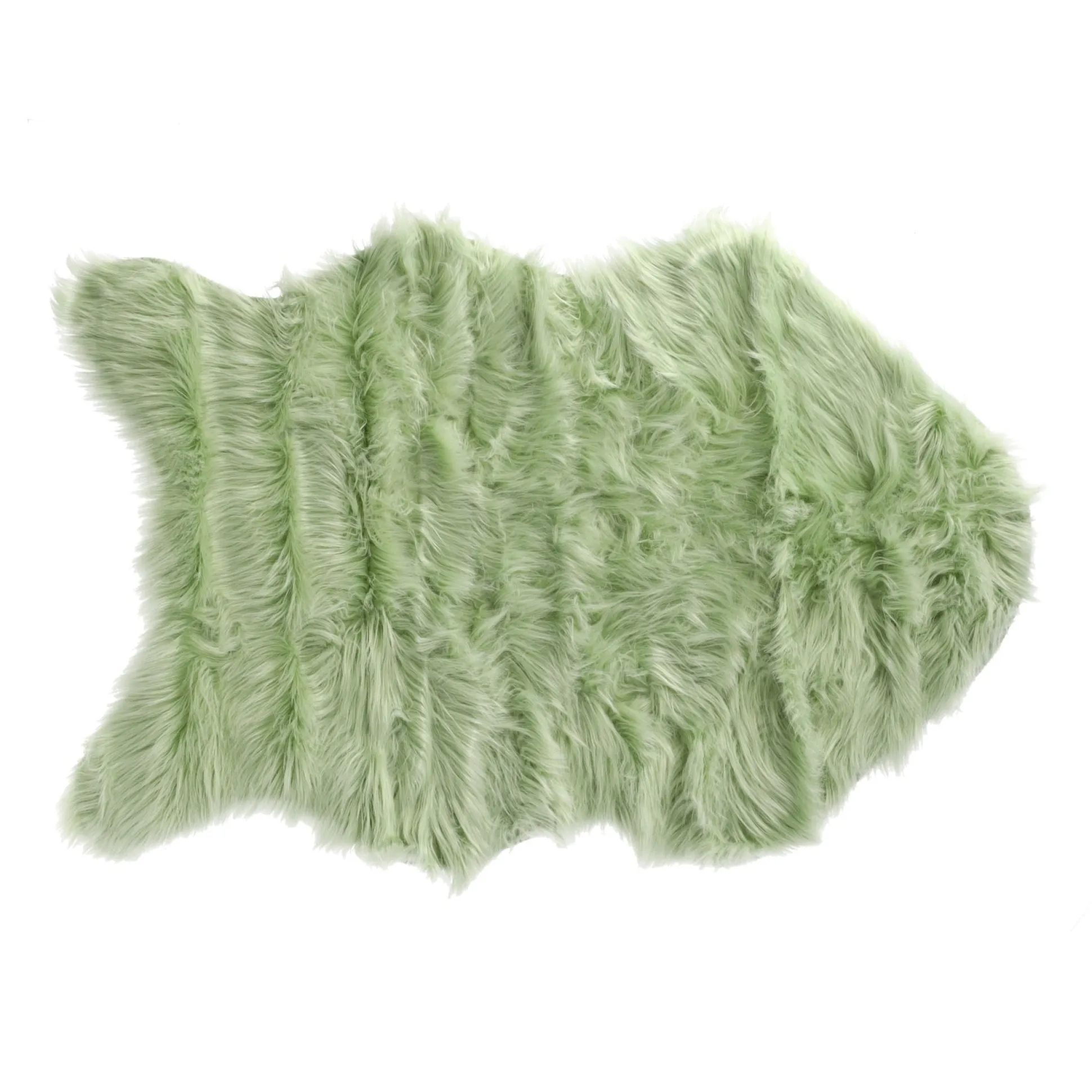 Schapenvel deco 60 x 90 cm mint groen