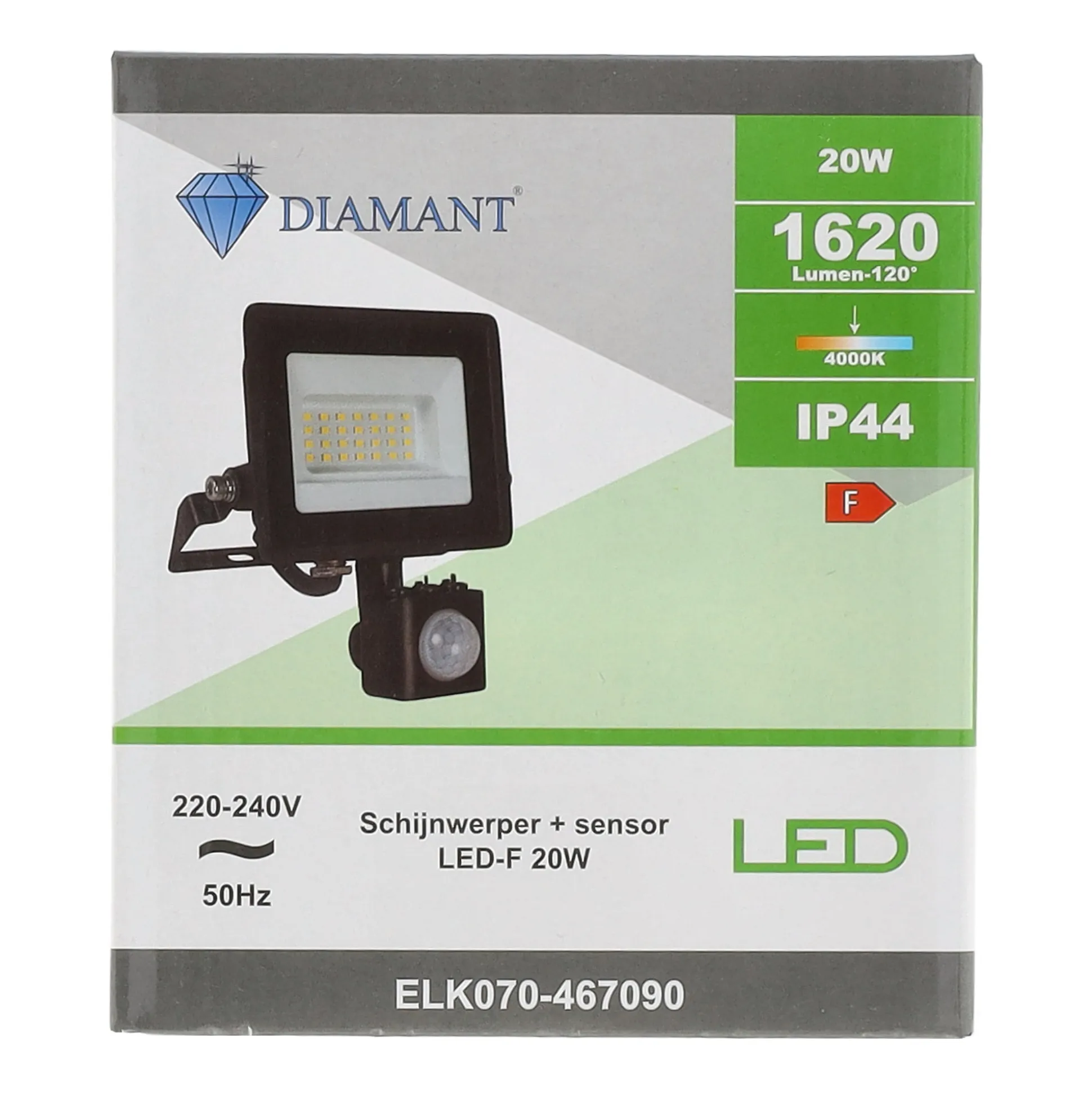 Schijnwerper met sensor LED-F 20W