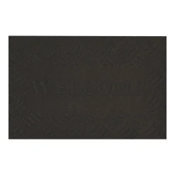 Schoonloopmat Welcome grijs 40x60 cm