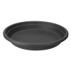 Schotel rond 35 cm intense black