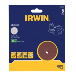 Schuurschijf Ø150mm K120 5st. Irwin