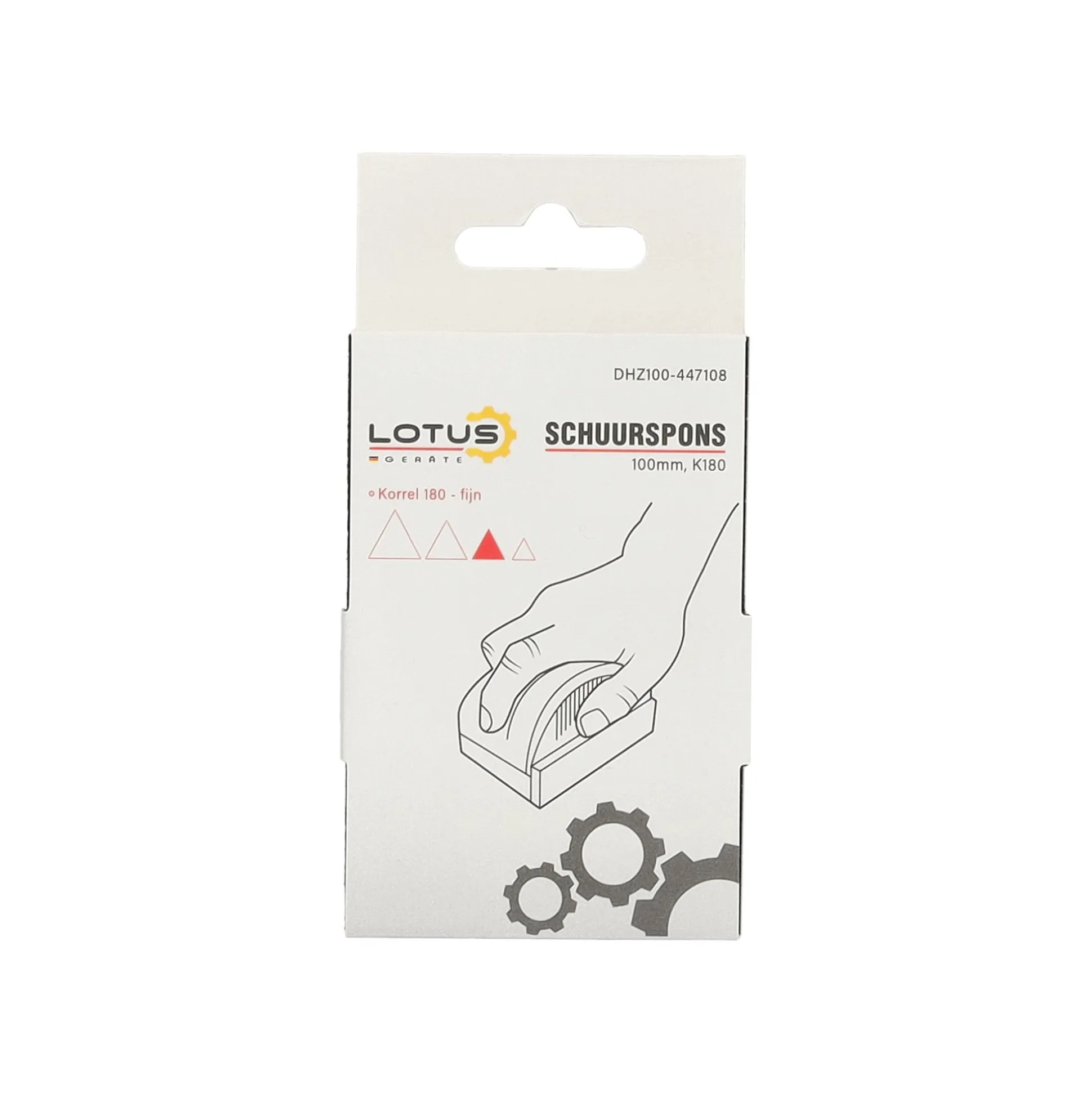 Schuurspons 100 mm K180 fijn Lotus
