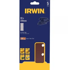Schuurstrook 230 x 93 mm K100 5st. klem Irwin